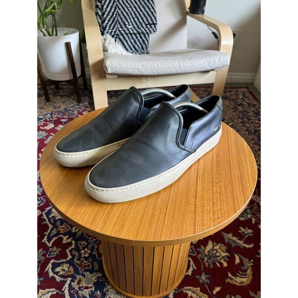 Common Projects Slip Ons in Navy main image 7